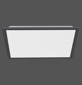 14755-18 FLAT Ceiling Light Black