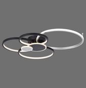 14549-18 PAPILON Ceiling Light Black/ALUMINIUM