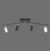6356-18 PURE MIRA Ceiling Light Black