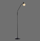 12157-18 LOKI Floor Lamp Black