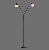 12158-18 LOKI Floor Lamp Black