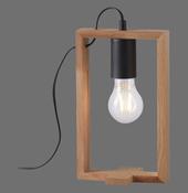 15655-18 FRANKY Table Lamp Black/Wood