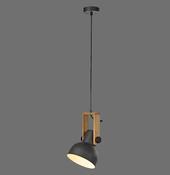 15741-18 CUP 2.0 Pendant Light Black/Wood