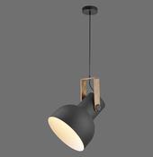 15747-18 CUP 2.0 Pendant Light Black/Wood