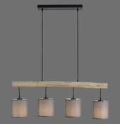 15783-29 GREEN TRIBU Pendant Light Wood/BEIGE