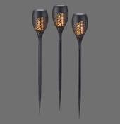19106-18-3 FACKEL-SOL Garden Spike SOLAR Black SETx3