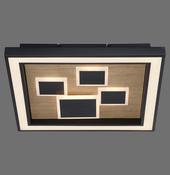 6283-79 ELIZA Ceiling Light Wood/Black