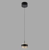 2503-18 PURE FALLING RINGS Pendant Light Black