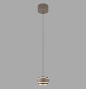 2503-97 PURE FALLING RINGS Pendant Light Brown/Chrome