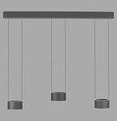 2473-15 PURE CLIPSE Pendant Light GREY
