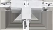 8060 Connector T White, Three-Circuit