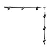 3016 Kit 2 Track Lighting BLACK Single-Circuit
