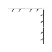 3582 Kit 21 Track Lighting BLACK/GOLD Single-Circuit