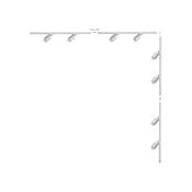 3585 Kit 22 Track Lighting WHITE Single-Circuit