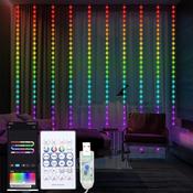 Curtain Lights Wizard Pchelka 3*3m 300LED RGB (EK1388)