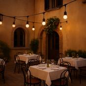 String Lights Outdoor Summer Time 6,6m G45 Milky White 3000K 36V 10xE27 IP44 (EKG2292)