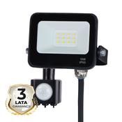 LED Floodlight 10W 4000K PIR (EKN1624)