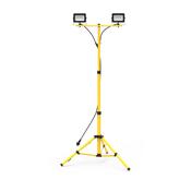 LED Floodlight on Stand Bobby 2x30W 4000K (EKNS0454)
