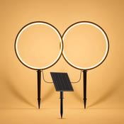Solar Light Rings 2x1,5W 2x25lm 3000K (EKO2360)