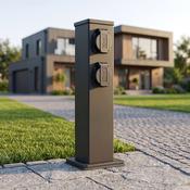 Garden Post Electric 40cm 4 Sockets Schuko 16A (EKO2900)