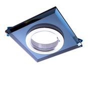 Recessed Spotlight Glass Square. Colour: Black (EKOS271)