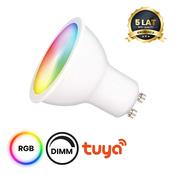 LED Bulb Wi-FI GU10 5W Smart Tuya RGB+CCT+DIM (EKSM6673)