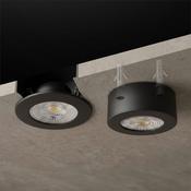 Recessed Spotlight Round Adjustable 3/5/7W 3CCT Surface/Recessed Mounting Black (EKZ2670)
