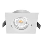 Recessed Spotlight Square Adjustable IP20 White (EKZ312)
