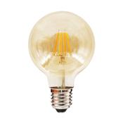 LED Filament Bulb 6W G80 E27 2700K Amber (EKZF8007)