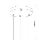 Suspension Kit Ceiling Light MAQ 32W / 40W (ML0444)