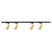 Set Mica Track Gold 4xGU10 1,5m (ML1152)