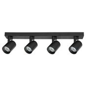 Light Fitting Volf Spot Black 4xGU10 (ML1295)