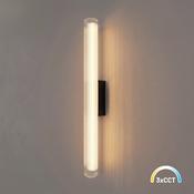 Wall Light Trivia Black 11W LED CCT IP44 (ML2725)