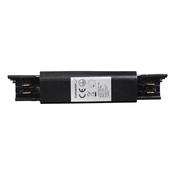 Track Light Connector Black 3-Circuit Type: Straight (ML7084)