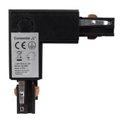 Track Light Connector Black 3-Circuit Type: LU (ML7088)