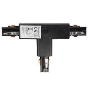 Track Light Connector Black 3-Circuit Type: T DR (ML7092)