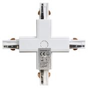 Track Light Connector White 3-Circuit Type: + (ML7097)