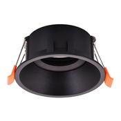 Recessed Spotlight Recessed Round Adjustable 1xGU10 IP20 Black (MLOS7240)