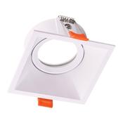 Recessed Spotlight Recessed Square Adjustable 1xGU10 IP20 White (MLOS7241)
