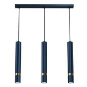 Pendant Light JOKER NAVY BLUE/GOLD 3xGU10 (MLP7726)