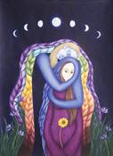Greeting Card – Song of the Universe (Michael: The Angel of Protection)