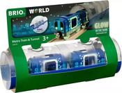 BRIO World Tunnel &amp; Glow in the Dark Metro Train