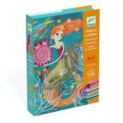 Djeco Glitter Boards: Mermaids (7-13yrs)