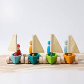 Grimm's Set of 4 little Land Yachts