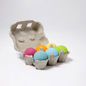 Grimm's 6 Wooden Balls Pastel