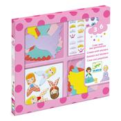Djeco Create with stickers: I love princesses (3-6yrs)