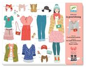 Djeco Paper Dolls: One Big Dressing Room (6-10yrs)