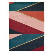 Geometric Ted Baker Rug Burgundy- Various Sizes Available image
