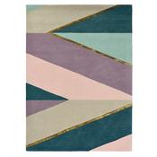 Geometric Ted Baker Rug Pink- Various Sizes Available image