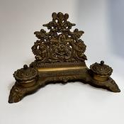 Brass Desk Inkwell